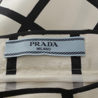 Prada skirt in black and white