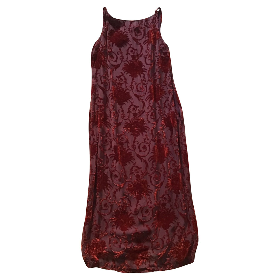 Moschino Kleid aus Seide in Bordeaux
