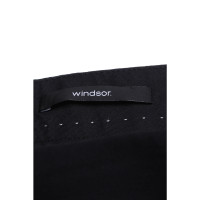 Windsor Hose aus Wolle in Schwarz