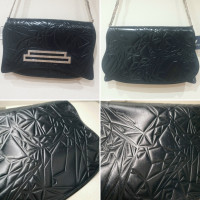 Swarovski Handtasche aus Leder in Schwarz