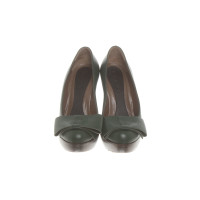 Marni Pumps/Peeptoes Leather in Green