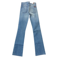 7 For All Mankind Blue Jeans bootcut Skinny