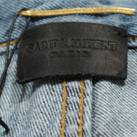 Saint Laurent Jeans en Coton en Bleu