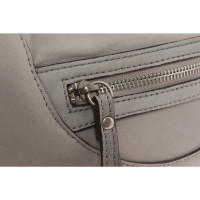 Abro Handtasche aus Leder in Grau