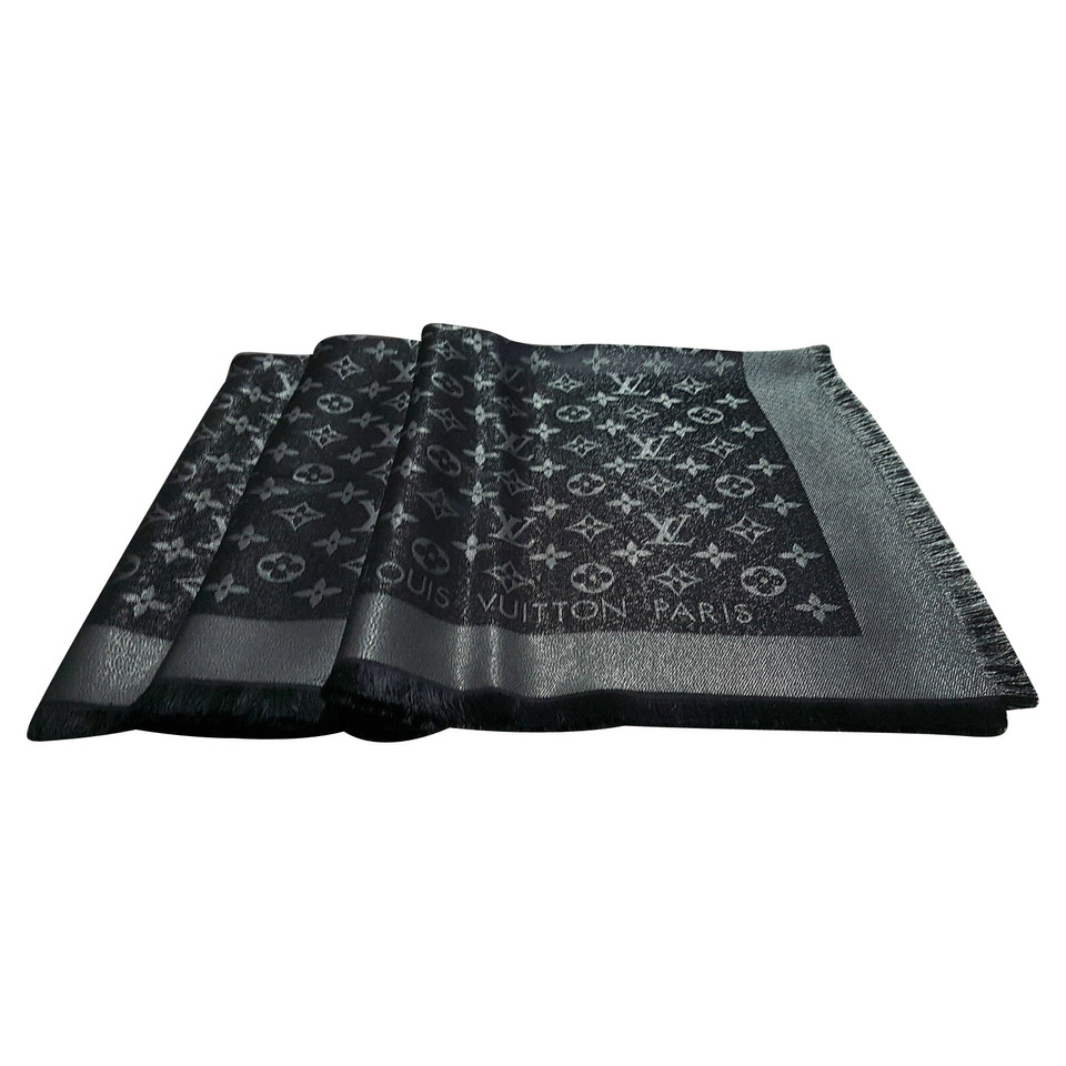 Louis Vuitton Monogram Tuch Silk in Black