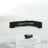 Versace Jupe en coton blanche