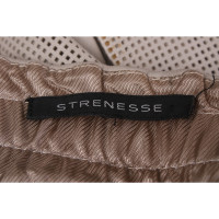 Stefanel Trousers Leather in Beige