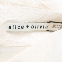 Alice + Olivia Bovenkleding in Crème