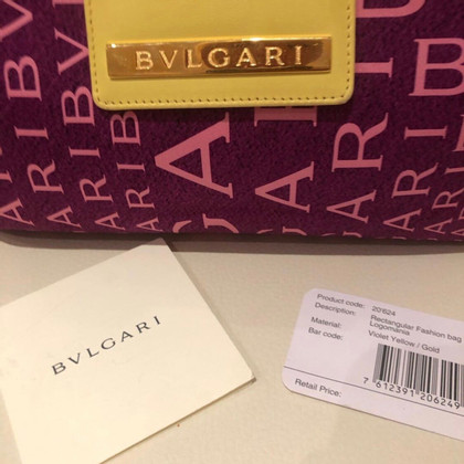 Bulgari Shoulder bag Leather in Violet