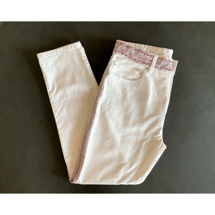 Isabel Marant Etoile Jeans in Cotone in Bianco