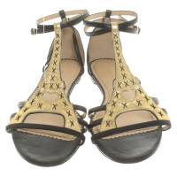 Charlotte Olympia Sandals in black / gold