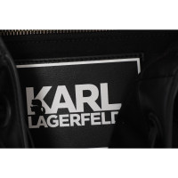 Karl Lagerfeld Rugzak Leer in Zwart