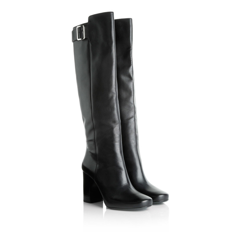 Prada Black leather boots