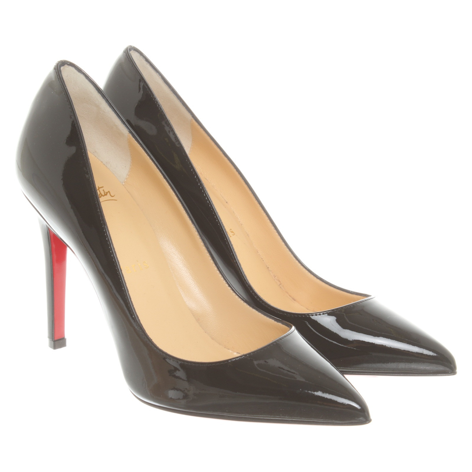 Christian Louboutin Pigalle Patent in Black - Second Hand Louboutin Patent leather in Black buy used for 414€