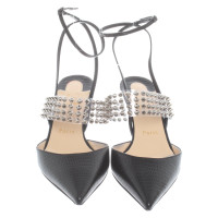 Christian Louboutin Pumps/Peeptoes Leer in Zwart