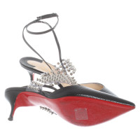 Christian Louboutin Pumps/Peeptoes Leer in Zwart