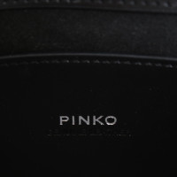Pinko Umhängetasche aus Leder in Schwarz