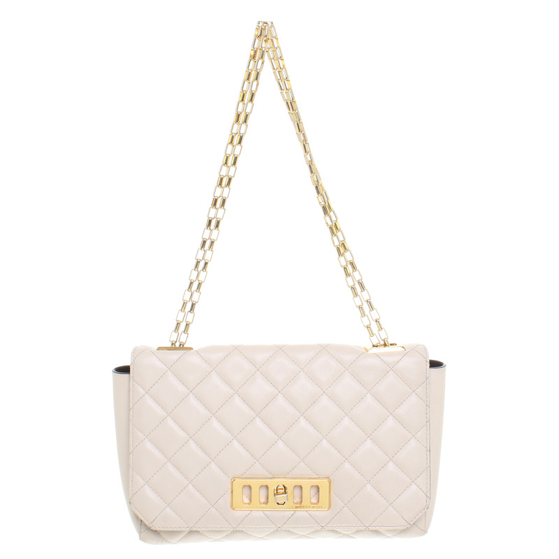 Michael Kors Umhängetasche "Vivian Quilted Shoulder Flap Vanilla"