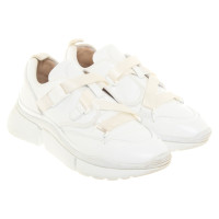 Chloé Sneaker in Pelle in Bianco