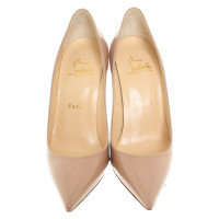 Christian Louboutin Decollete 554 Patent leather in Nude