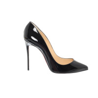 Christian Louboutin Pigalle Follies in Pelle verniciata in Nero