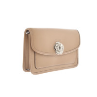 Coach clutch made of beige leather