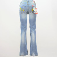 Evisu Jeans Katoen in Blauw