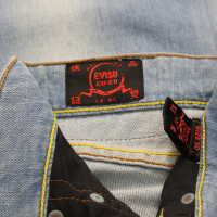 Evisu Jeans in Cotone in Blu
