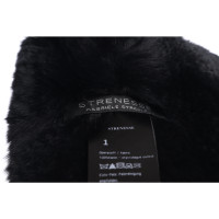 Strenesse Schal/Tuch aus Pelz in Schwarz