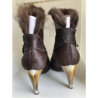 Charles Jourdan Ankle boots Fur in Brown