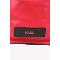 Karl Lagerfeld Borsetta in Pelle in Rosso