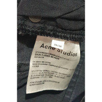 Acne Jeans in Cotone in Nero