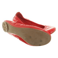 Tory Burch Ballerinas Patent Leather Red