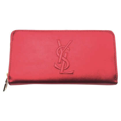 Saint Laurent Bag/Purse Leather in Red