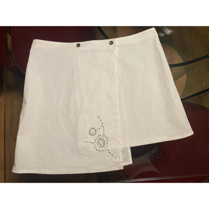 Les Copains Skirt Cotton in White