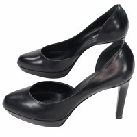 Jil Sander Décolleté/Spuntate in Pelle in Nero