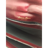 Aigner Handbag Leather in Bordeaux