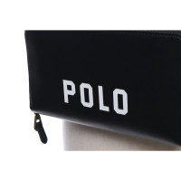 Polo Ralph Lauren Umhängetasche aus Leder in Schwarz