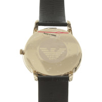 Armani Armbanduhr in Gold/Schwarz