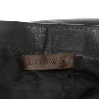 Loewe Lederen rok in zwart
