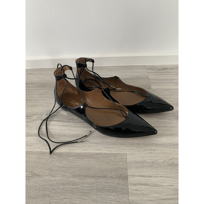 Aquazzura Slippers/Ballerinas Patent leather in Black
