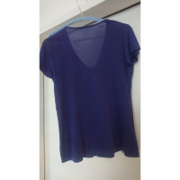 Allude Top Cotton in Blue