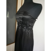 L'autre Chose Kleid aus Seide in Schwarz
