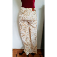 Trussardi Paire de Pantalon en Coton en Marron