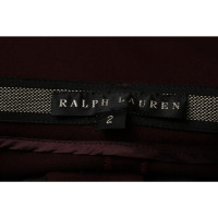Ralph Lauren Black Label Hose aus Wolle in Bordeaux