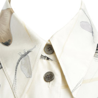 Hermès Zijden blouse met print