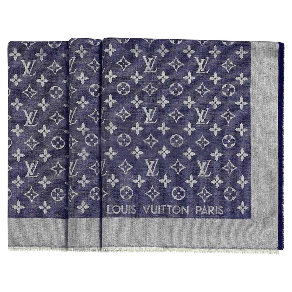 Louis Vuitton Monogram Tuch Silk in Blue