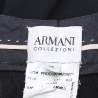 Armani Collezioni Wijde broeken in zwart