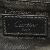 Cartier Clutch aus Leder in Schwarz