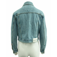 Calvin Klein Jeans Jacke/Mantel aus Baumwolle in Blau